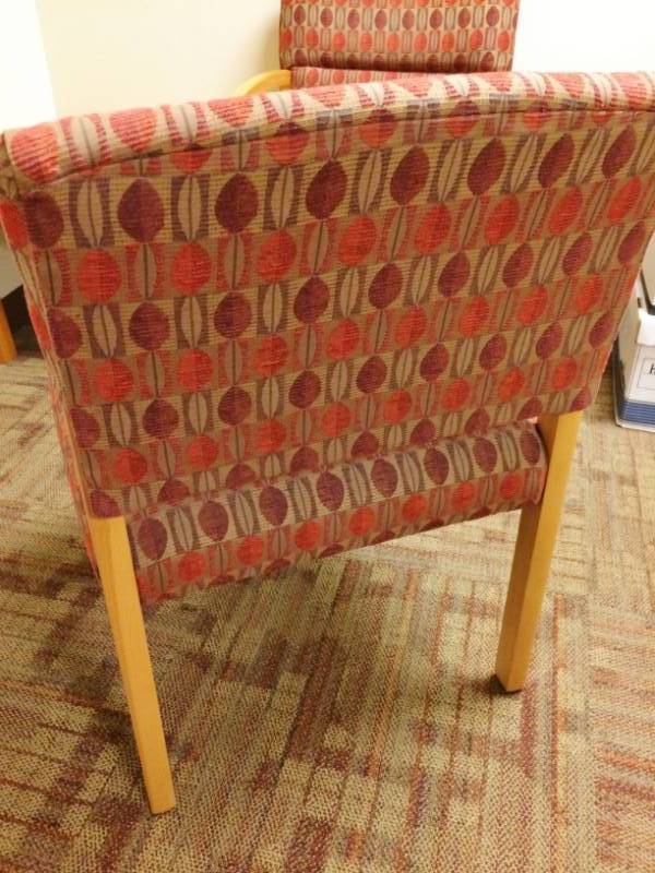 High Quality OFS Wood Guest Side Chair - Like New Condition