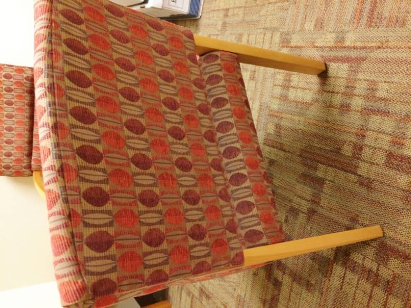 High Quality OFS Wood Guest Side Chair - Like New Condition