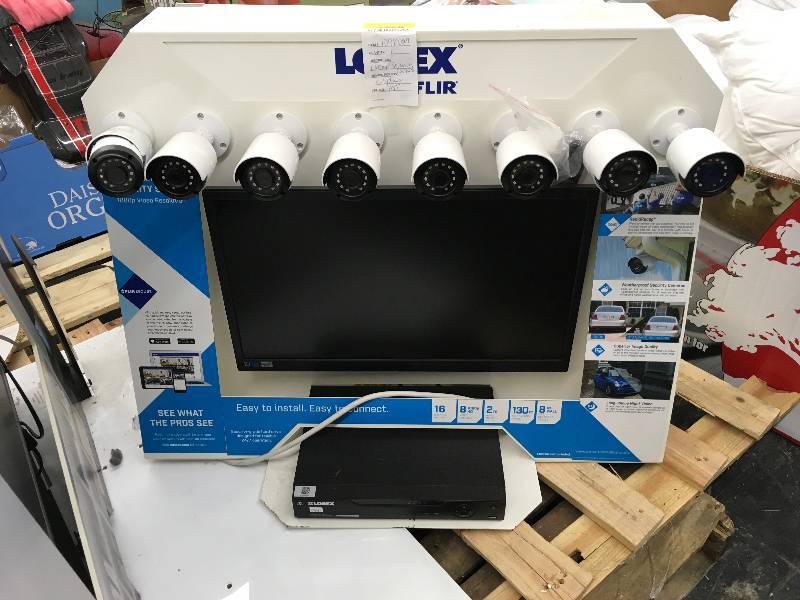 lot 303 image: Lorex LHV828 Security Camera System, Retail $499.99