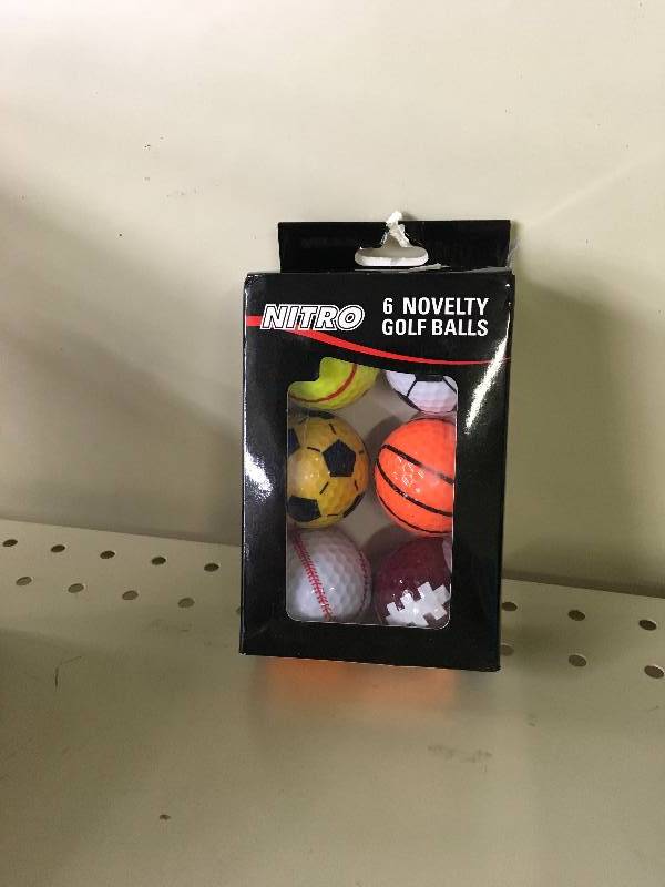 lot 319 image: Nitro 6 Novelty Golf Balls