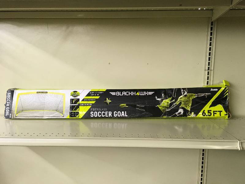 lot 345 image: Blackhawk Fiber Glass Soccer Goal