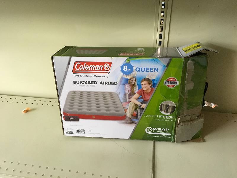 lot 368 image: Coleman Queen Quickbed Airbed, Retail $49.99