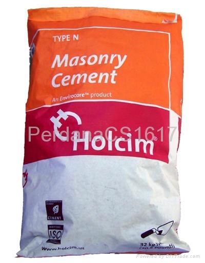 lot 217 image: 9 Bags of 70.5 lbs Holcim Masonary Type N Cement.