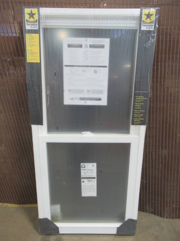 lot 267 image: NEW - ThermaStar by Pella Vinyl White Exterior Double Hung Window (Rough Opening 27.75-in x 57.75-in Actual 27.5-in x 57.5-in)