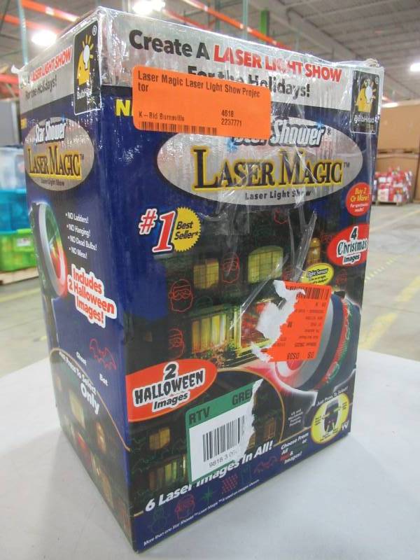 lot 61 image: Star Shower Laser Magic Laser Light Show Projector, Model 11672-6