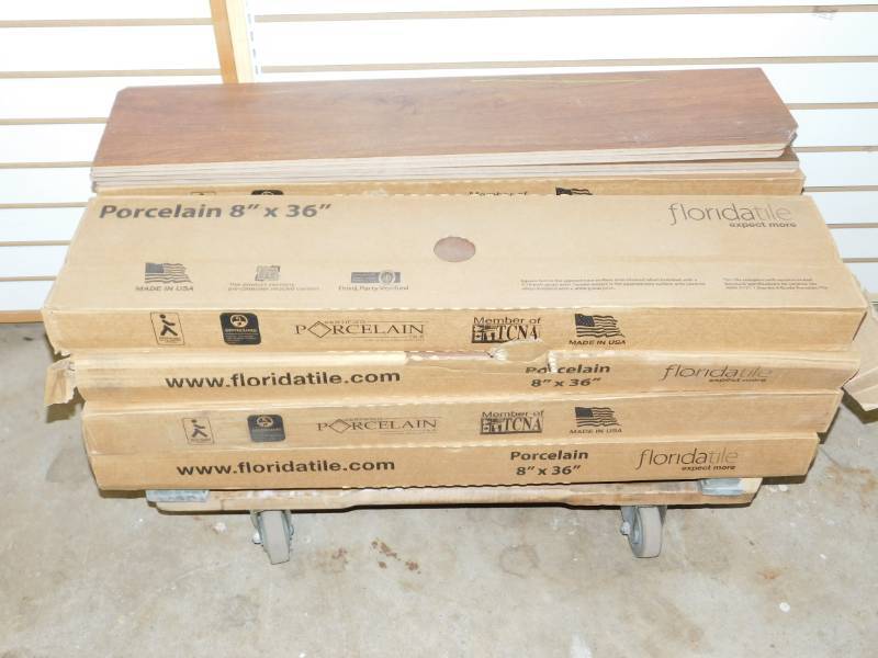 lot 48 image: Florida Tile Porcelain Flooring