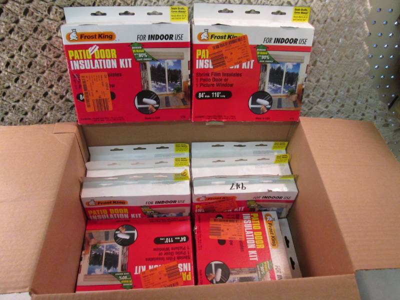 Lot of 14 Frost King Patio Door Ins...