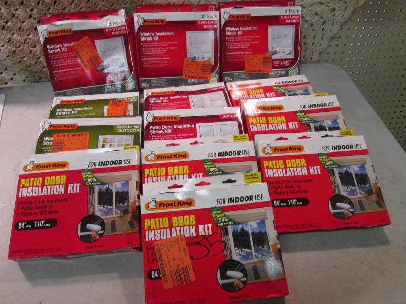 Mix Lot of 13 Frost King Window and...