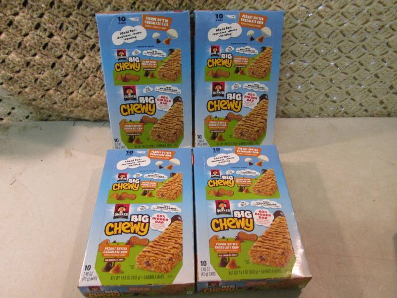4 Boxes of Big Chewy Peanut Butter ...
