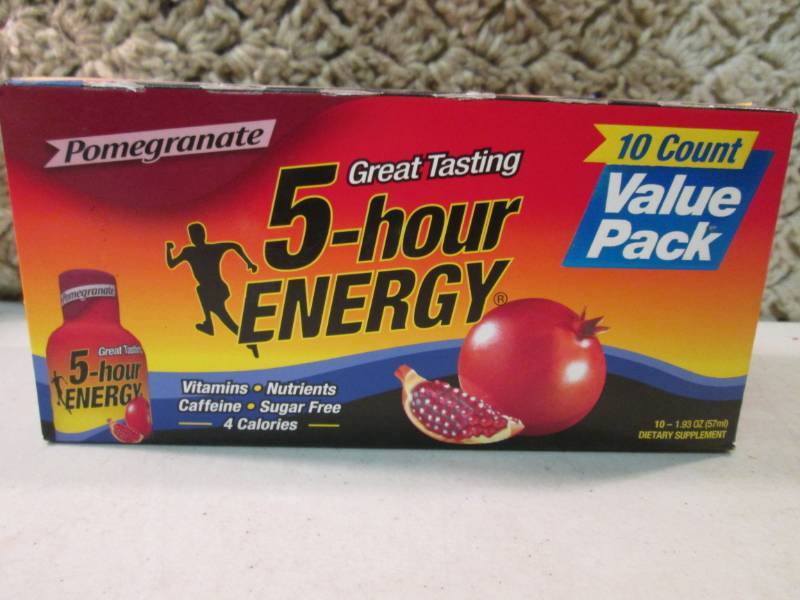 Box of 10 5-Hour Energy Pomegranate...
