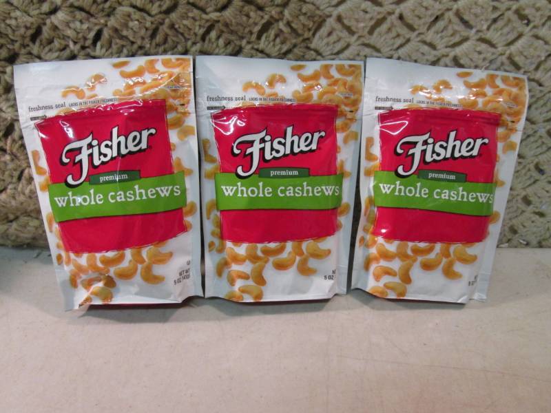 3 Bags of Fishers Premium Whole Cas...