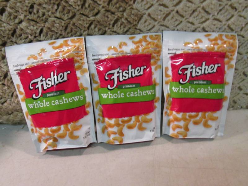 3 Bags of Fishers Premium Whole Cas...