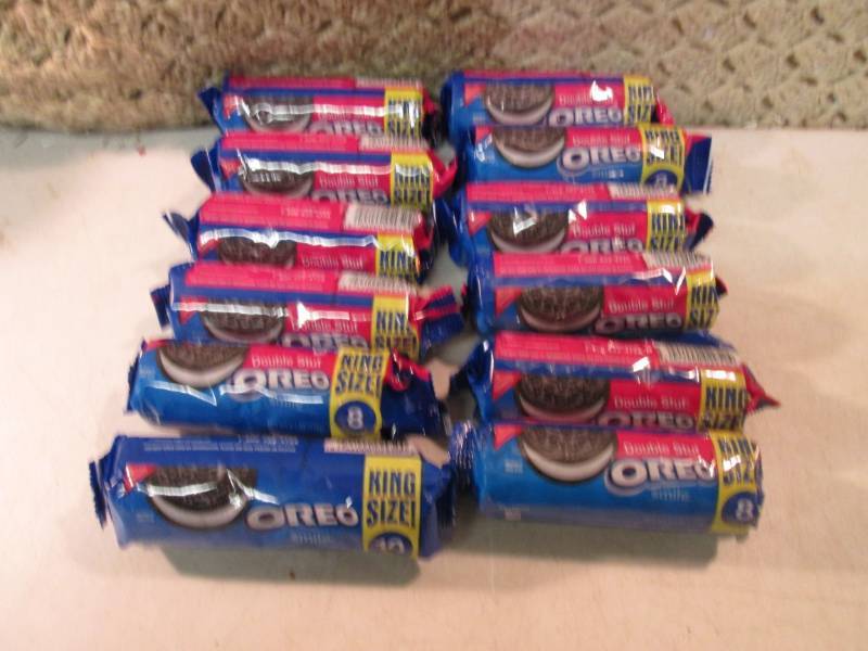 12 Packs of Oreo Cookies Best by Au...
