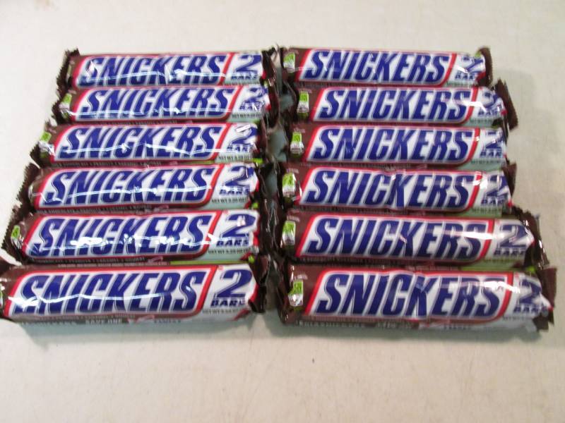 12 Snickers 2 Bar Pack Candy Bars B...