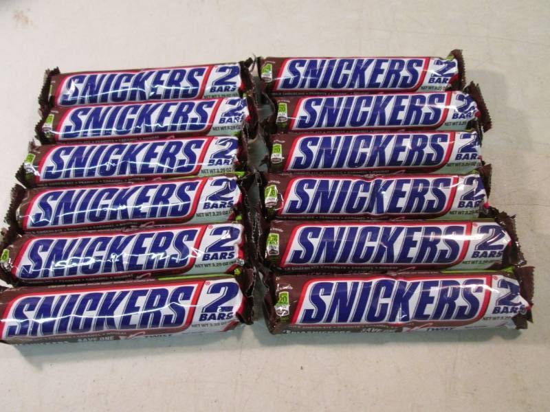 12 Snickers 2 Bar Pack Candy Bars B...