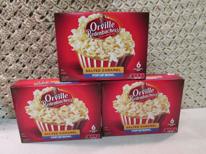 3 Boxes of Orville Redenbachers Sal...