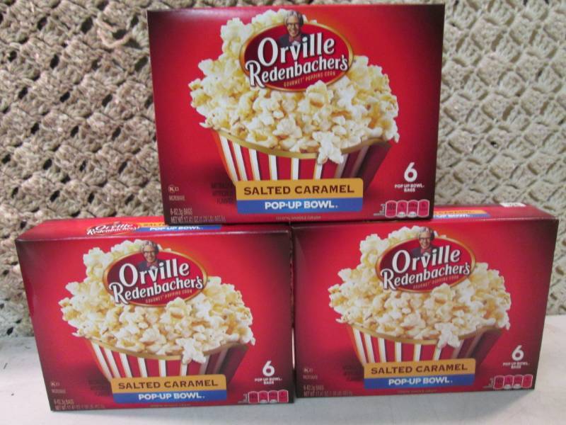 3 Boxes of Orville Redenbachers Sal...