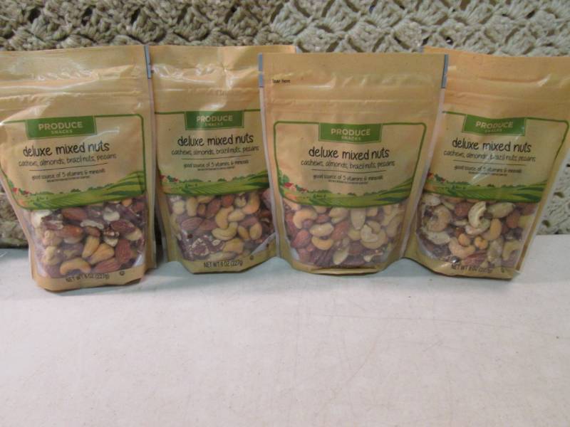 4 Bags of Deluxe Mixed Nuts Best by...