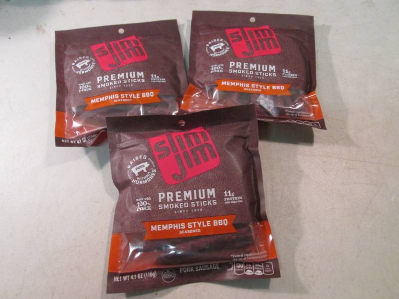 3 Bags of Slim Jim Premium Smoked S...