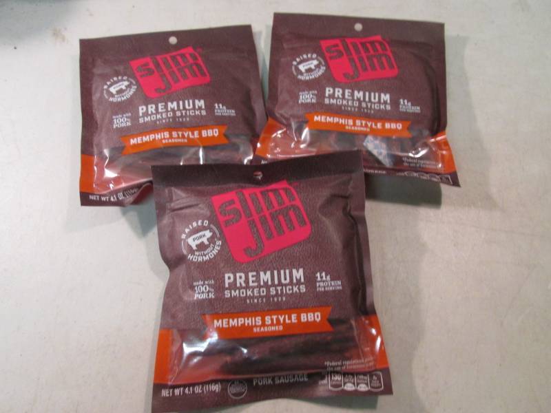 3 Bags of Slim Jim Premium Smoked S...