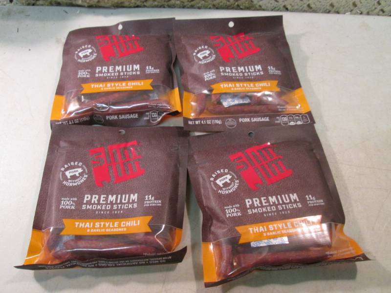 4 Bags of Slim Jim Premium Smoked S...