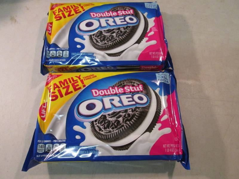 2 Family Size Packs of Double Stuf ...