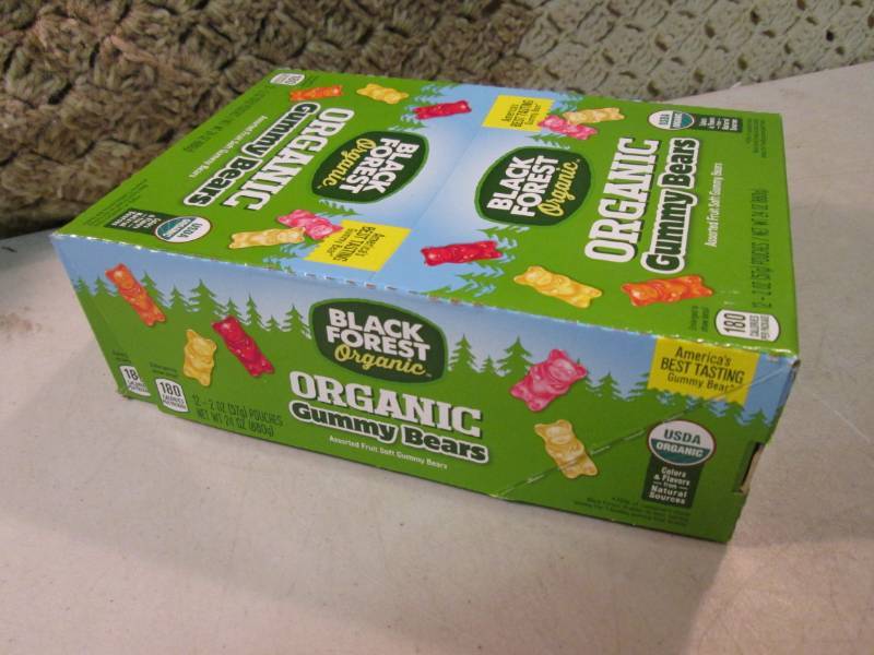 Box of 12 Bags of Organic Gummy Bea...