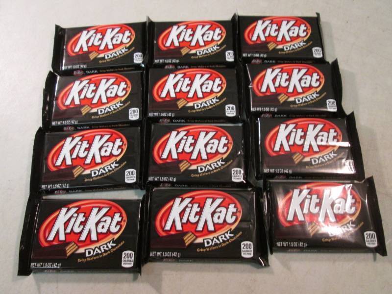 12 Kit Kat Dark Chocolate Candy Bar...