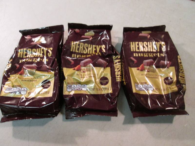 3 Bags of Hersheys Nuggets Milk Cho...