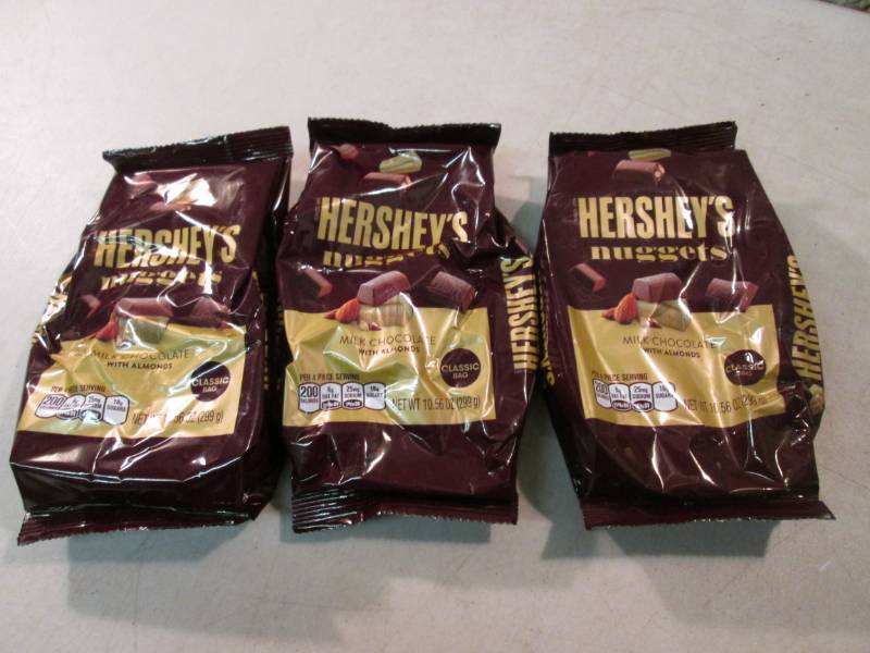 3 Bags of Hersheys Nuggets Milk Cho...