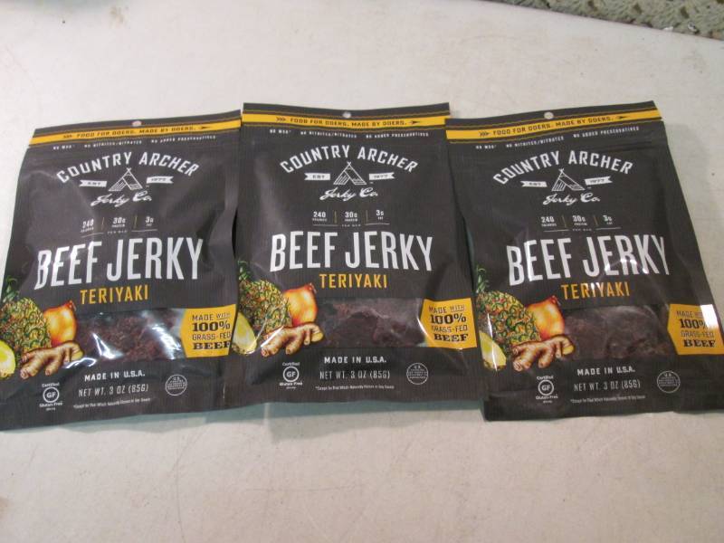 3 Bags of Teriyaki Beef Jerky Best ...
