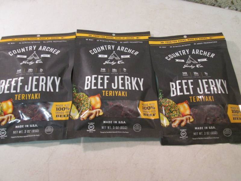 3 Bags of Teriyaki Beef Jerky Best ...