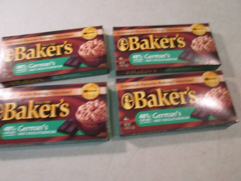 4 Boxes of Bakers Germans Sweet Cho...