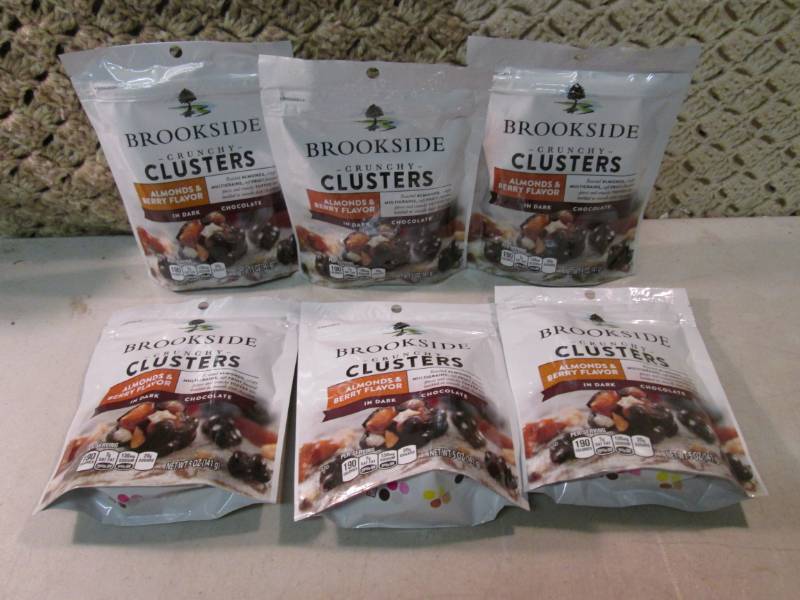 6 Bags of Brookside Crunchy Cluster...