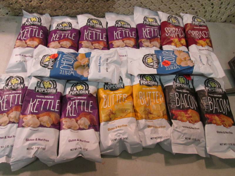 Lot of Various Flavored Popcorn Bes...