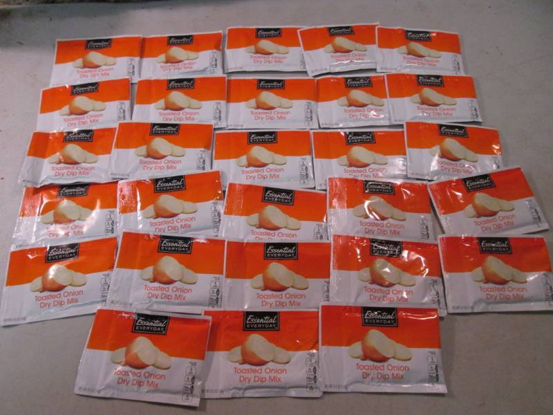 Large Lot of Toasted Onion Dry Dip ...