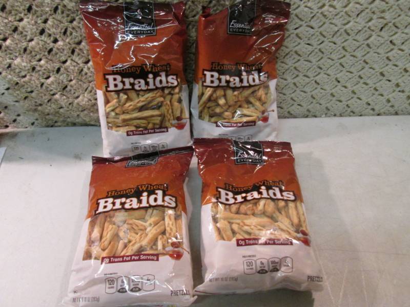 4 Bags of Honey Wheat Braids Best b...