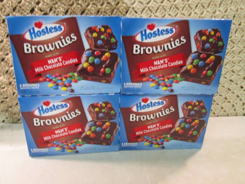 4 Boxes of Hostess Brownies with M&...