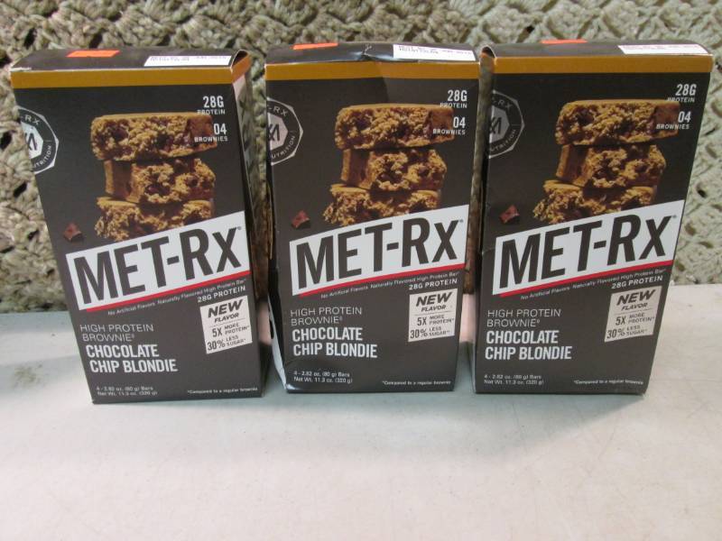3 Boxes of Met-Rx High Protein Brow...