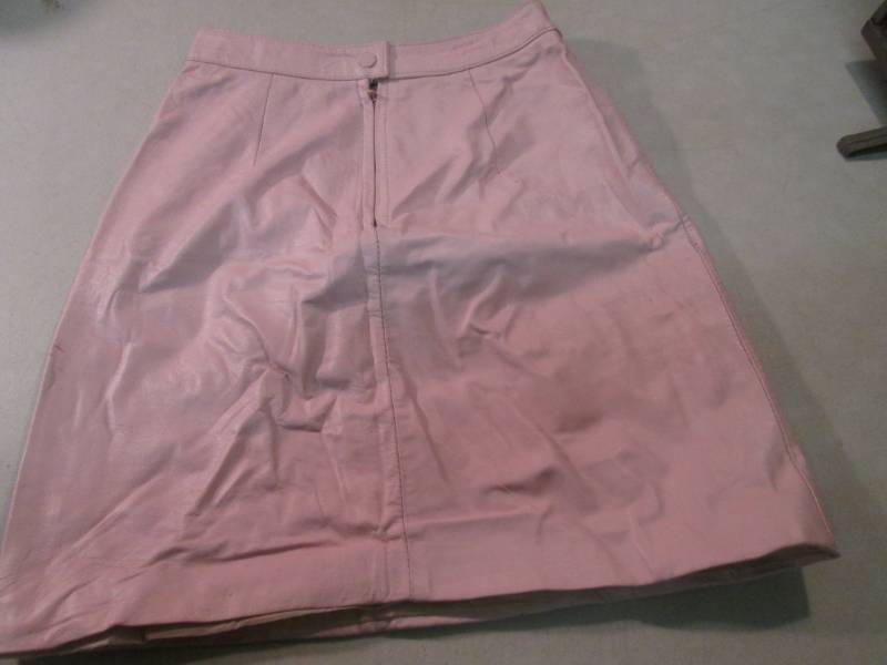 Bermans Leather Skirt Size 4  RMWS...