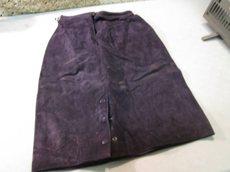 Bermans Leather Skirt Size 2  RMWS...