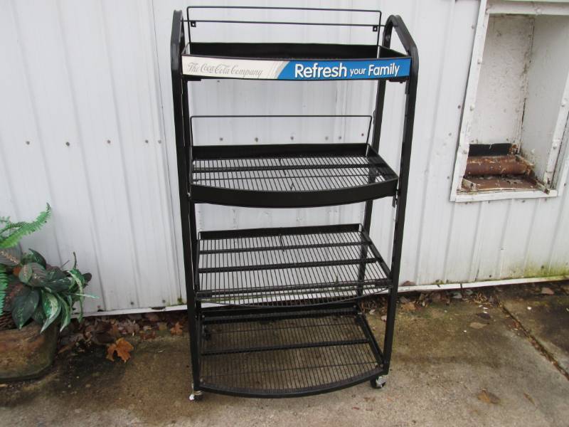Black Metal Wire Shelf Retail Displ...