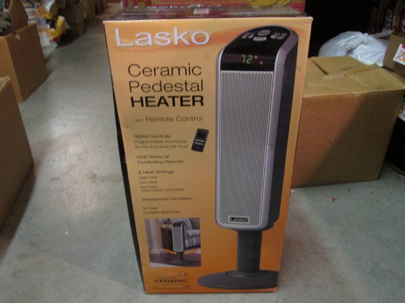 Lasko Ceramic Pedestal Heater With Heaters Holiday Grocery