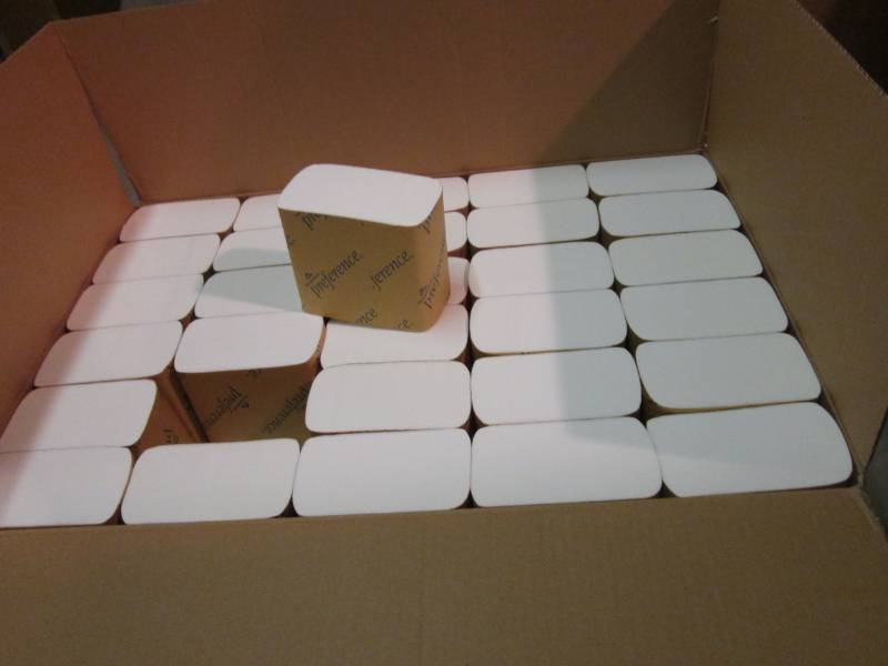 Case of 2-Ply White Interfolded Bat...