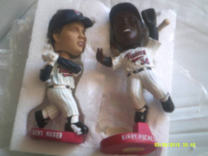 KIRBY PUKETT AND KENT HRBECK BOBBLE HEADS