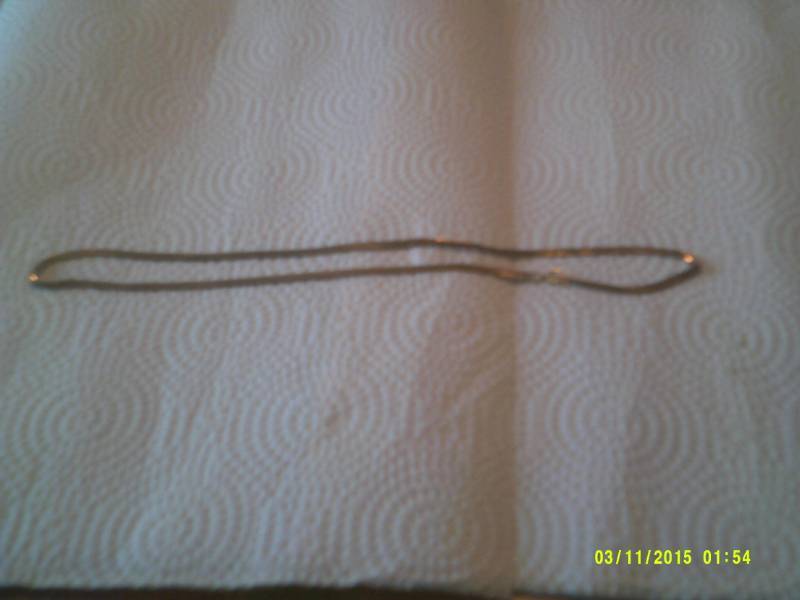 FINE GOLD HERRING BONE NECKLACE