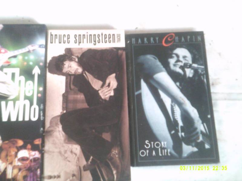 THE WHO , BRUCE SPRINGSTEEN , HARRY CHAPIN CD SETS