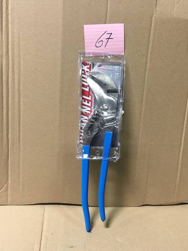 lot 67 image: Channellock Tongue Groove Pliers not used
