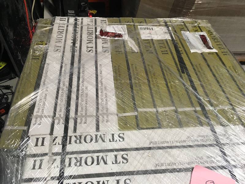 lot 85 image: 18 CASES NEW Emser Emser St. Moritz Ii Cotton Matte 11.73 in. x 23.5 in. Porcelain Floor and Wall Tile (11.46 sq. ft.  case)