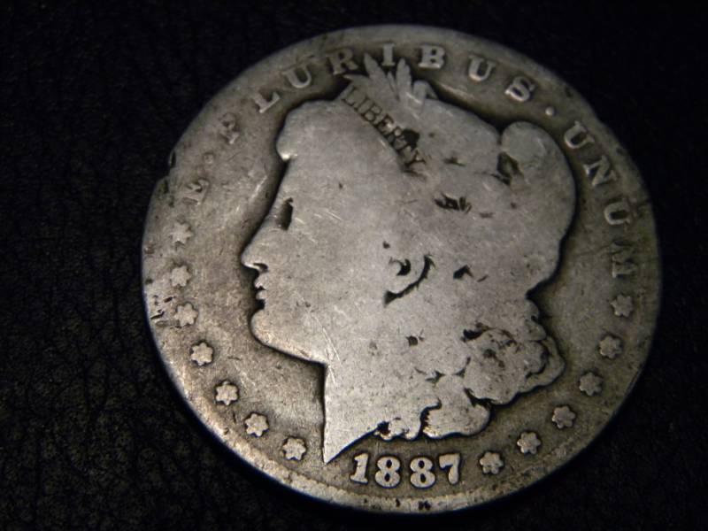1887 O  Morgan Silver Dollar